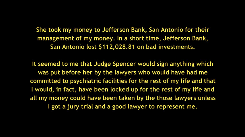 Bexar County Probate Court Judge Kelly Cross Bexar County Probate Court, Jefferson Bank, Kelly Cross, Chris Heinrichs